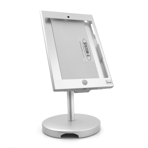 System-S abschließbarer Messe Präsentations Tisch Display Ständer Halterung Diebstahlsicher Haltearm Stand abschließbar Halter für iPad mini - 4