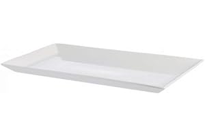 LA PORCELLANA BIANCA PB LA Porcellana Bianca - Prato - Vassoio Rettangolare - Prato, Porcellana Tavola - Porcellana - Cm 26X14,5