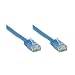 Produktbild Patchkabel, Cat. 6, U/UTP, FLACHKABEL, blau, 10m, Good Connections®
