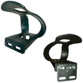 BIKE ORIGINAL Pair of Toeclips Foot Rests Plastic