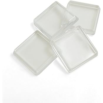 Lot De 100 Patins En Caoutchouc Transparent Pour Meubles, Amortisseurs