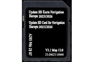 SD-kort navigering GPS Europa 2025/2026 v13 A2059062807, kompatibel med Mercedes Garmin Map Pilot NTG5.5