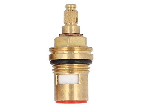 tecuro 1/2" Keramik-Oberteil Ventiloberteil 90° für Zweigriffarmaturen + Ventile (linksschließend)