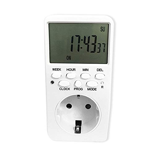 Preisvergleich Produktbild Evereap Smart Socket Energiespar-Timer programmierbare elektronische Digitale Timer EU-Stecker, Smart Home, Haushaltsgeräte