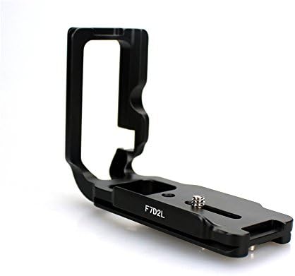 Boliner Quick Release Black Metal L-Plate Bracket Hand Grip For Canon EOS 7D Mark II 7D2