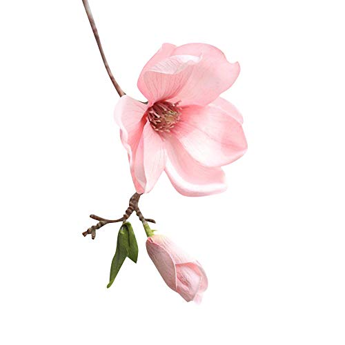 SuperSU Kunstblumen ►▷ 1PC Kunstblumen Magnolie Blume Kunstblumen Blumen für Garten, Hochzeit, Haus, Außen- und Innendekoration Gefälschte Blumen Blumenschmuck kunstpflanzen