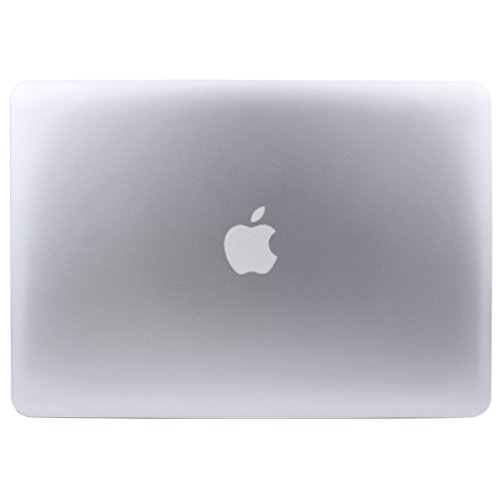 STONG Matte Gummierte Harte Schutzhülle für Macbook Air 13“ Hülle Cover Schale Schutz Hülle Tasche Silicon Case Shell Hard Plastik mattiert SchutzTasche + tpu Tastatur-Schutzfolie (Silber) - 8