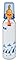 1 X NUK Glass Bottle with latex teat for 230 ml