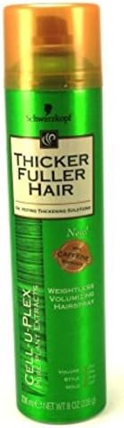 Thicker Fuller Hair Weightless Vol Hairspry 8oz Cell-U-Plex by Thicker Fuller