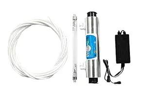 Bhakti Corporation Ultraviolet UV Complete Kit with UV Lamp UV Chamber Barrel UV Chok Teflon Tape and 1/4 2 Connectors for All Kind RO/UV /UF Water Purifiers