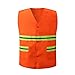 Produktbild WBBFGF Hygiene Reflektierende Weste, BAU Hygiene Reinigung Arbeitskleidung Straße Garten Sicherheitskleidung Fluoreszierende Orange (größe : 1 Pack)