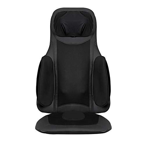 Preisvergleich Produktbild BBASF Vibrationsmassagesitz Verstellbare Kopfstütze Und Rückenkissenklappe Mit Relax-Vollnacken Schulter Muskeln Gesundheit Körperpflege