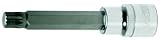 Spline (XZN) KS Tools 918.1695 - Llave de vaso con punta para tornillos XZN (1/2\", larga, cromada, M12)