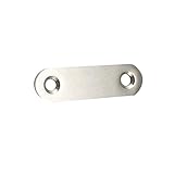 Cantidad: 20 Piezas Soporte de Esquina, 20 Piezas Fácil de Aplicar Reparación Liso Rígido Lamina Plana Recta Brace Práctico Acero Inoxidable Anti Corrosión Reparación Soporte Resistente Al Desgaste - 3