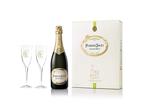 Coffret Perrier-Jouët Grand Brut 75 cl avec 2 Flutes