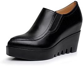 RTRY Women'S Heels Formal Shoes Spring Fall Real Leather Office &Amp; Career Wedge Heel Black 2In-2 3/4In Black Us8.5 / Eu39 / Uk6.5 / Cn40
