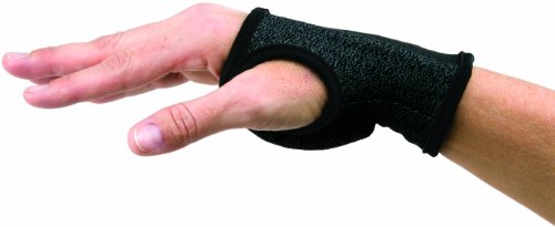 Allsop 05934 Baumwoll-Bezug Handschuh Ergonomische Handgelenkstütze für Komfort und Flexibilität schwarz - 3