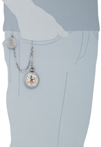 Ingersoll Disney by Herren-Taschenuhr Analog Edelstahl Silber 25834