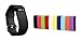 Produktbild BlueBeach® 10 bunte Schnalle Ring für Fitbit CHARGE HR Ersatz Silikon Abzugshaube
