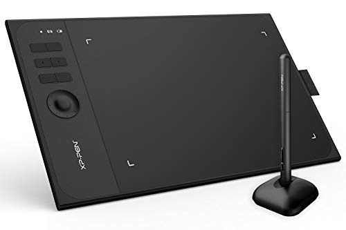 XP-PEN Star06 10x6" Wireless Graphics Drawing Pen Tablet with 8192 Pen Pressure Support Windows 10/8/7 & Mac 10.10 above
