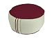 Produktbild Klangschalen-Center Kinder-Meditationskissen/Sitzkissen Baumwolle creme/dunkelrot -9243-