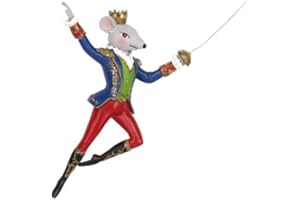 Gisela Graham Nutcracker King Rat Christmas Tree Decoration New