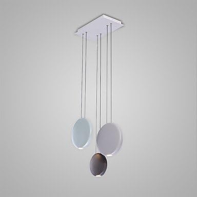 Resin pendent Lamp Modern/Triangle lamp/Comtemporary Nature Inspired LED Chic &amp; /Classic Painting Feature for Matte MetalLiving Room