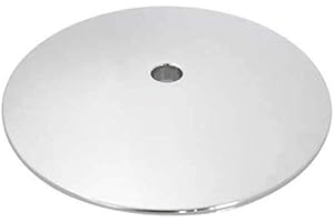 Bonomini | Capot Total Abs Chromé Pour Cache Bonde | Bouchon Douche Italienne de Rechange | Attrape Cheveux Douche | 120 MM de Diamètre