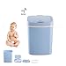 Produktbild SONGYANG Windeleimer Mülleimer Canintelligent Sensor Mülleimer Kunststoff Windeleimer Baby Deodorant Multifunktionale berührungslose Windeleimer 16 Liter,Blue