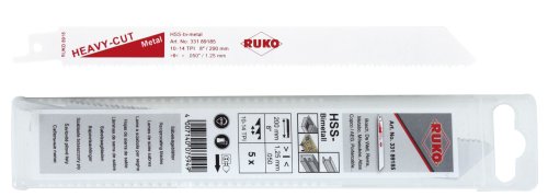 Ruko 33189185 Säbelsägeblatt 8918-5 200 x 18 x 1.25 mm, 5-Stück - 2