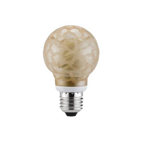 Preisvergleich Produktbild Paulmann ESL Globe 60 7W E27 Krokoeis gold