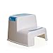 Dreambaby 2 Height Step Stool - White/Blue