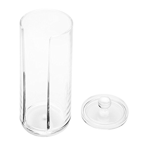 Oriskey Wattepadspender Wattepads Spender Kosmetik Make-up Pad Acryl Klar Behälter Halter Inhaber Box Aufbewahrung - 2