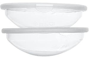 Povanjer Coquille d'allaitement Coque Embout en Silicone Le Lait Maternel Collector Coquilles d'allaitement pour Mamans, Tasses Infirmiers Recueille Les Fuites Pendant La Tétée Lot De 2