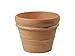 Produktbild Doppelrandtöpfe Hell-Marmoriert aus Ton - Blumentopf Übertopf Pflanztopf - verschiedene Größen (Ø 21 cm - Höhe 17 cm)