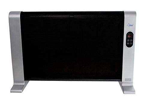 SUNTEC Infrarot-Wärmewelle Heat Wave Style 1500 LCD [Für Räume bis 45 m³ (~19 m²), Wellness-Wärme + gutes Raumklima, 3 Heizstufen, Timer, Freistehend/Wandmontage, 1500 Watt] - 2