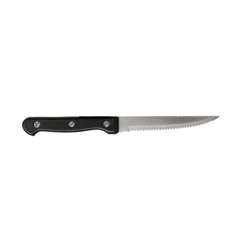 Messer-Set im weißen Holz-Messer-Block 15-teilig in Schwarz Messer-Ständer – Milumi Edition - 6