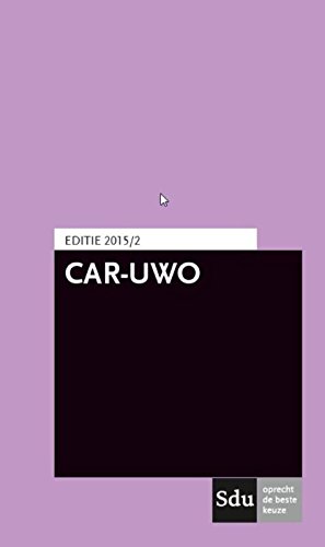 Preisvergleich Produktbild CAR-UWO 2015 / 2 (CAR-UWO: complete tekst)