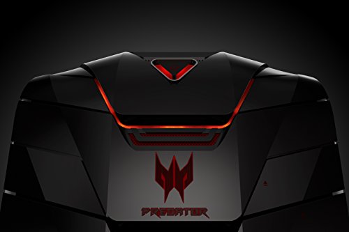 Acer Predator G6-710 Gaming Desktop-PC (Intel Core i7-7700K, 16 GB RAM, 2000 GB HDD + 256GB SSD, NVIDIA GeForce GTX 1060 (6 GB VRAM), Win 10 Home) schwarz - 17
