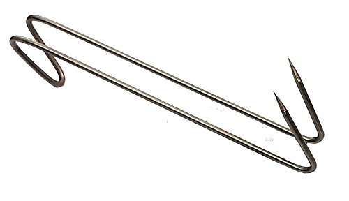 Preisvergleich Produktbild 10 Räucherhaken Edelstahl 10,5cm