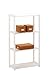 Interlink Lena 4 Shelf 4-Boards, White Finish
