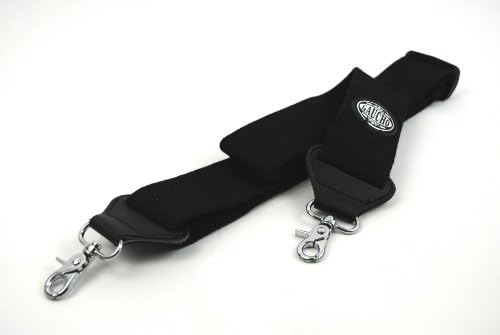 Gaucho Banjo Strap with Metal Clip Hooks GSTB-100-BK