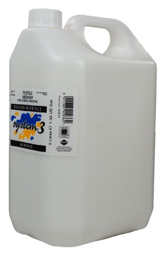 Daler-Rowney System3 Textile Screen Printing Medium, Plastic Pot, 169.07oz - 5L