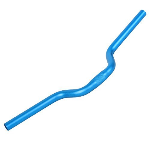 Azul Fixie sola velocidad bicicleta manillar elevador