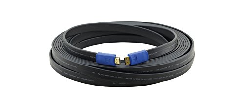 Kramer C-HM/HM/FLAT/ETH Series C-HM/HM/FLAT/ETH-6 - HDMI mit Ethernetkabel - HDMI (M) bis HDMI (M) - 1.8 m - Doppelisolierung - flach