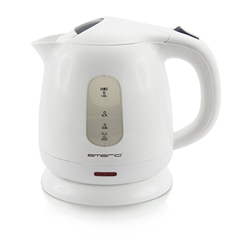 Preisvergleich Produktbild Emerio Wasserkocher, 1.0L, Kunststoff, weiß, 1100W