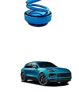 PRIKNIK Solar Energy Rotating Car Perfume with Long Lasting Organic Fragrance, Feel-Good Premium Car Air freshener Compatible with Porsche Macan