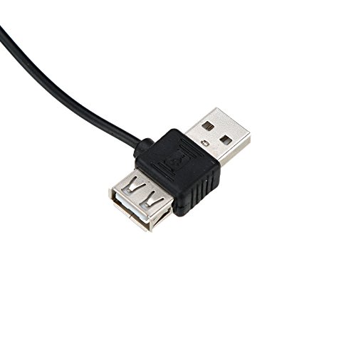 KKmoon Stille dünne Computer Cooling Rahme Notebook Cooling Fan USB Cooler Radiator mit blauem LED Licht für 13in zu 15in Laptop Notebook - 7