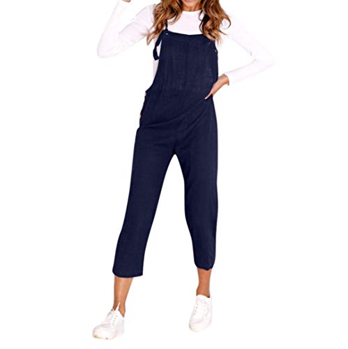 Preisvergleich Produktbild JUSTSELL Langarmshirts Damen,Frauen Frauen Spaghetti Strap Breite Beine Bodycon Jumpsuit Hosen Clubwear Strampler Elegante Temperament Latzhose Jumpsuit Tops