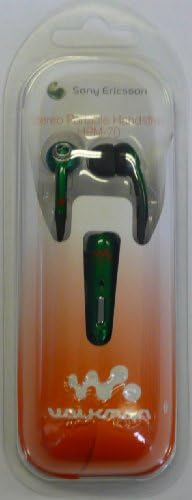 EMARTBUY GENUINE HPM-70 SONY ERICCSON W900i, W910i, W950i, W960i, W980, Z310i, K750i STEREO HANDSFREE HEADSET GREEN- RETAIL PACK